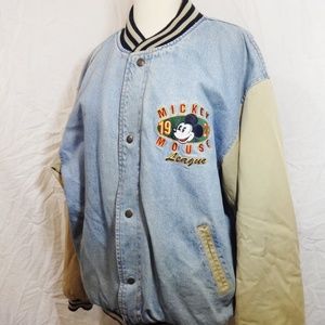 mickey mouse baseball jacket